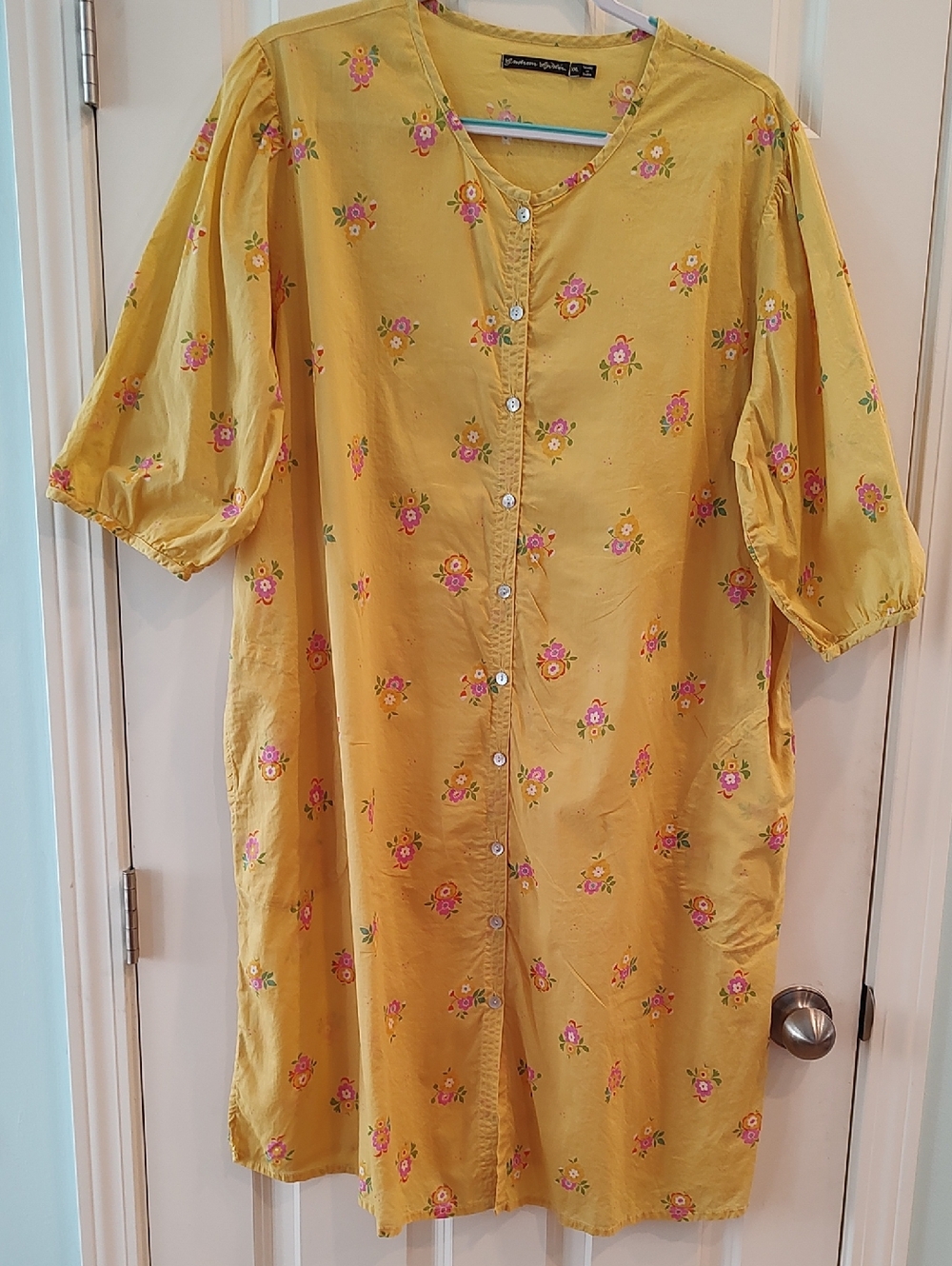 Gudrun Sjoden Yellow Floral Midi Dress